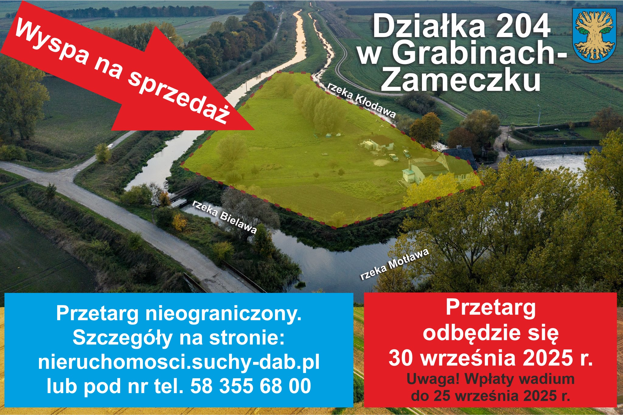 Działka 204 Grabiny-Zameczek